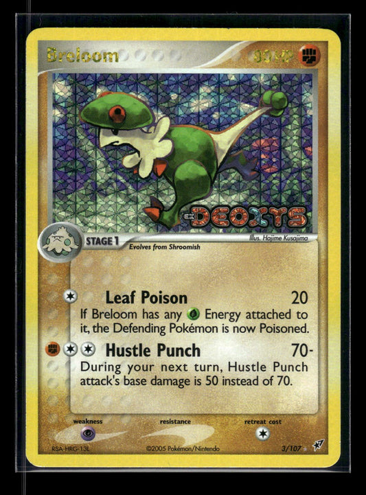 Breloom 3/107 - Deoxys  - Rare Holo