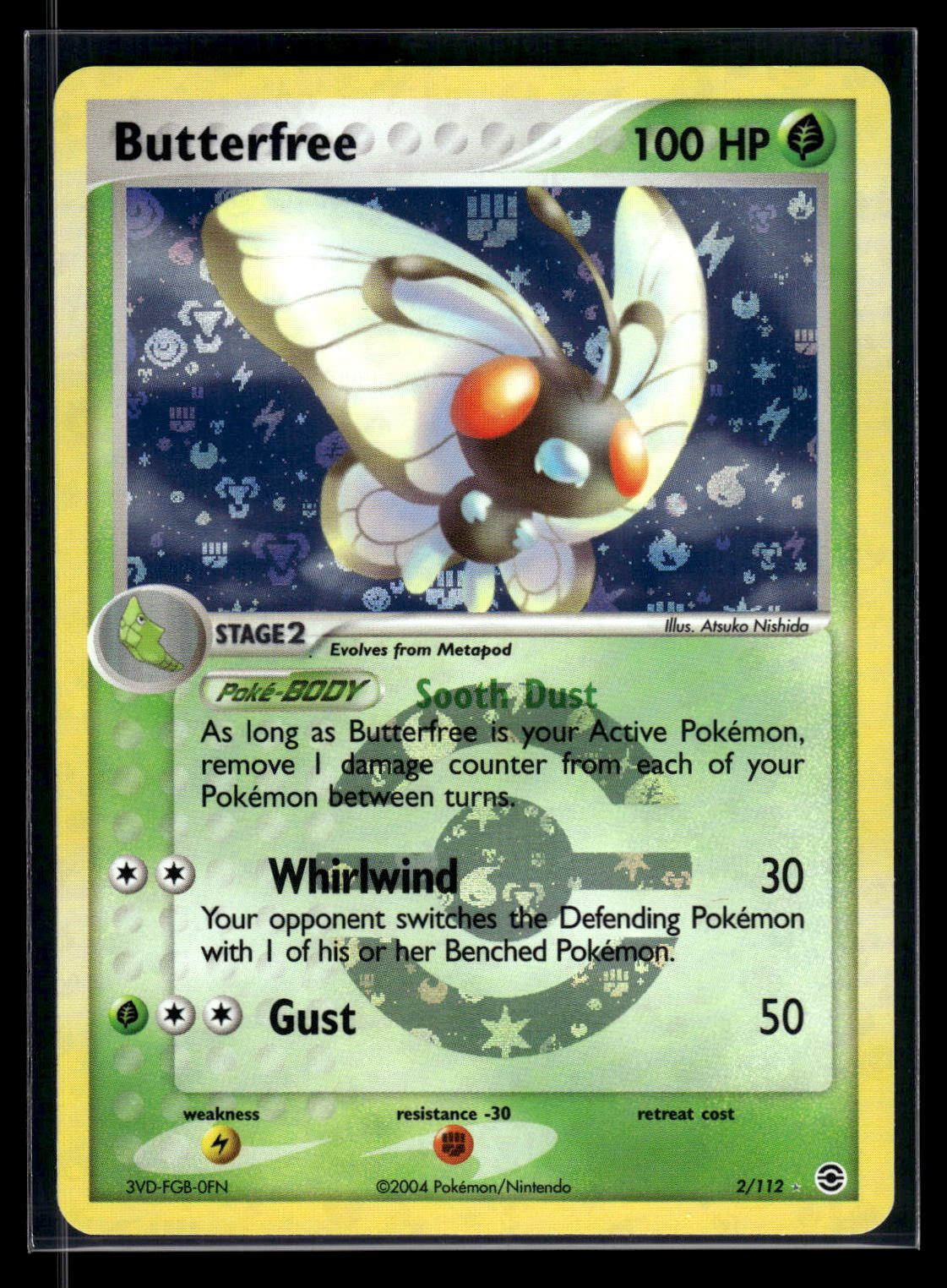 Butterfree 2/112 - FireRed & LeafGreen  - Rare Holo