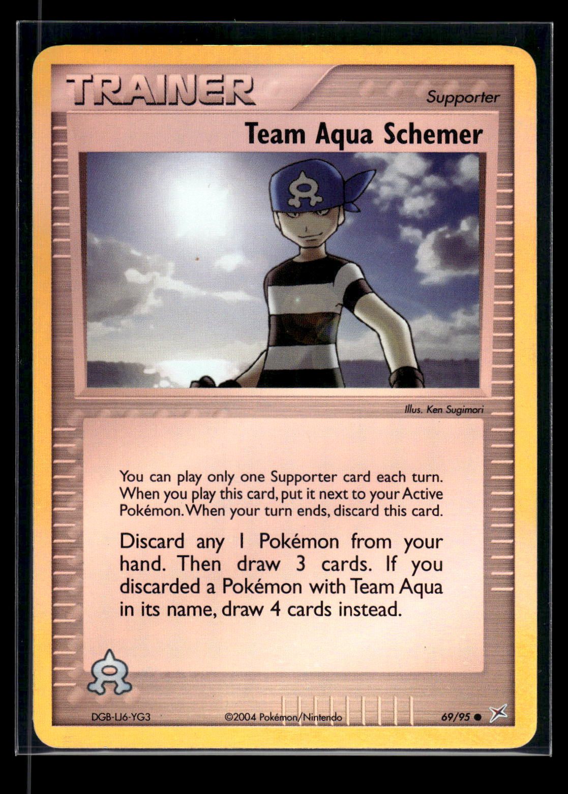 Team Aqua Schemer 69/95 - Team Magma vs Team Aqua  - Common
