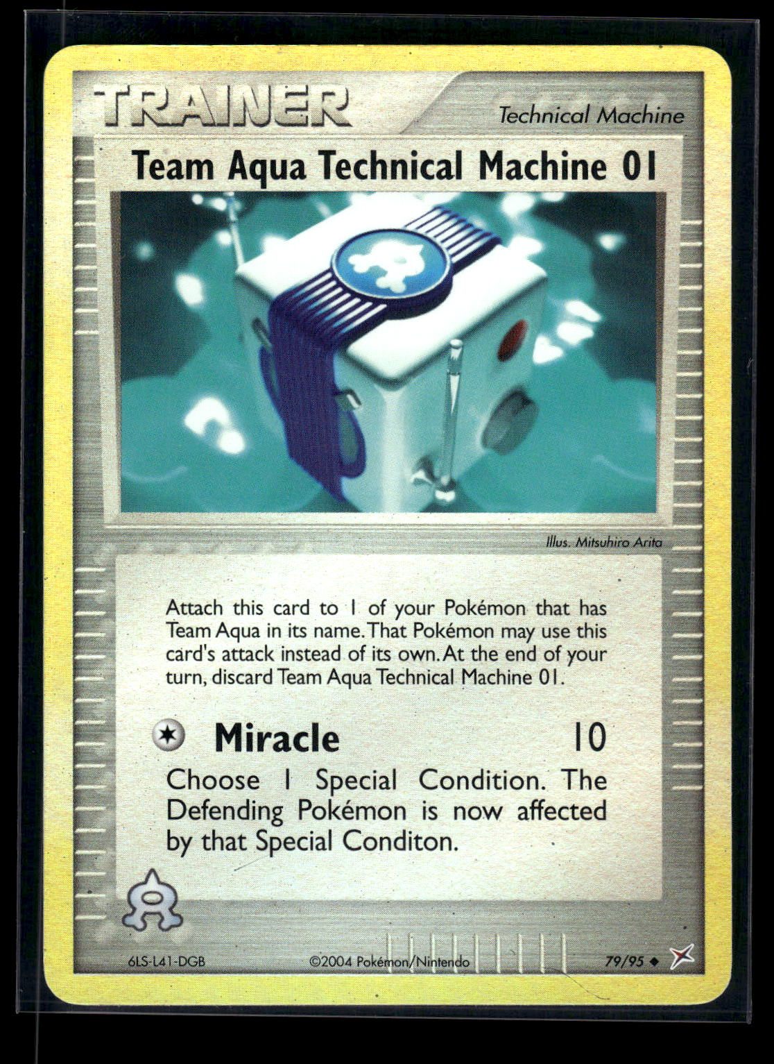 Team Aqua Technical Machine 01 79/95 - Team Magma vs Team Aqua  - Uncommon