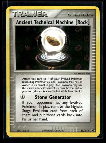 Ancient Technical Machine [Rock] 85/101 - Hidden Legends  - Uncommon