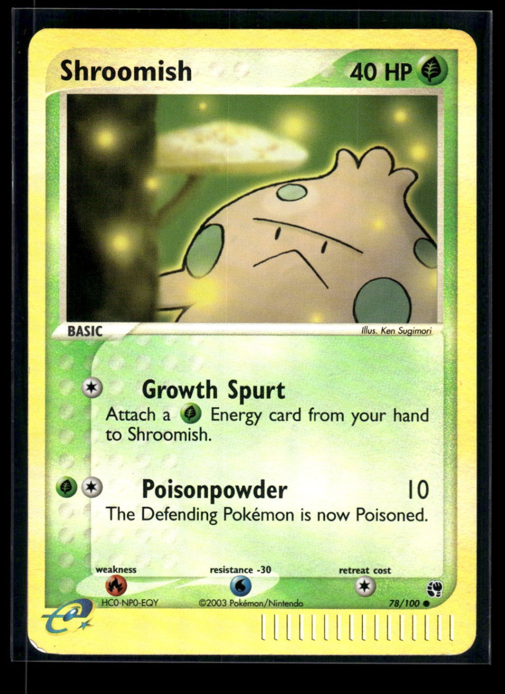 Shroomish 78/100 - Sandstorm  - Common