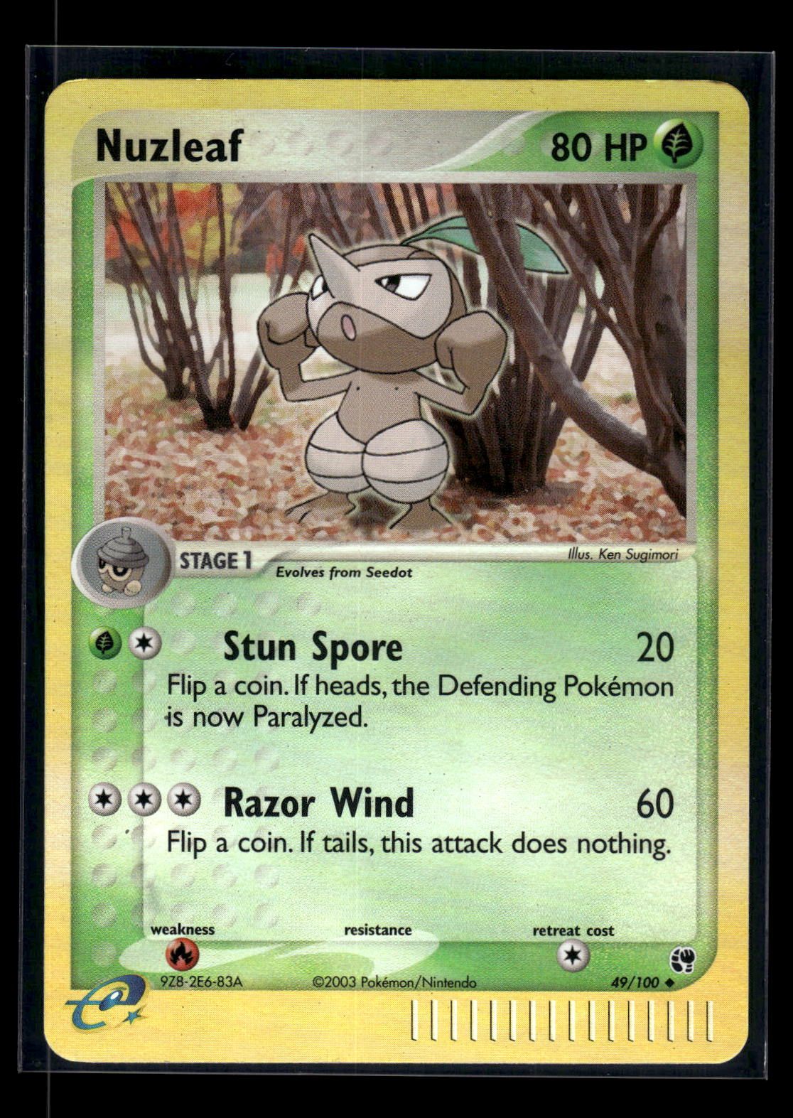 Nuzleaf 49/100 - Sandstorm  - Uncommon