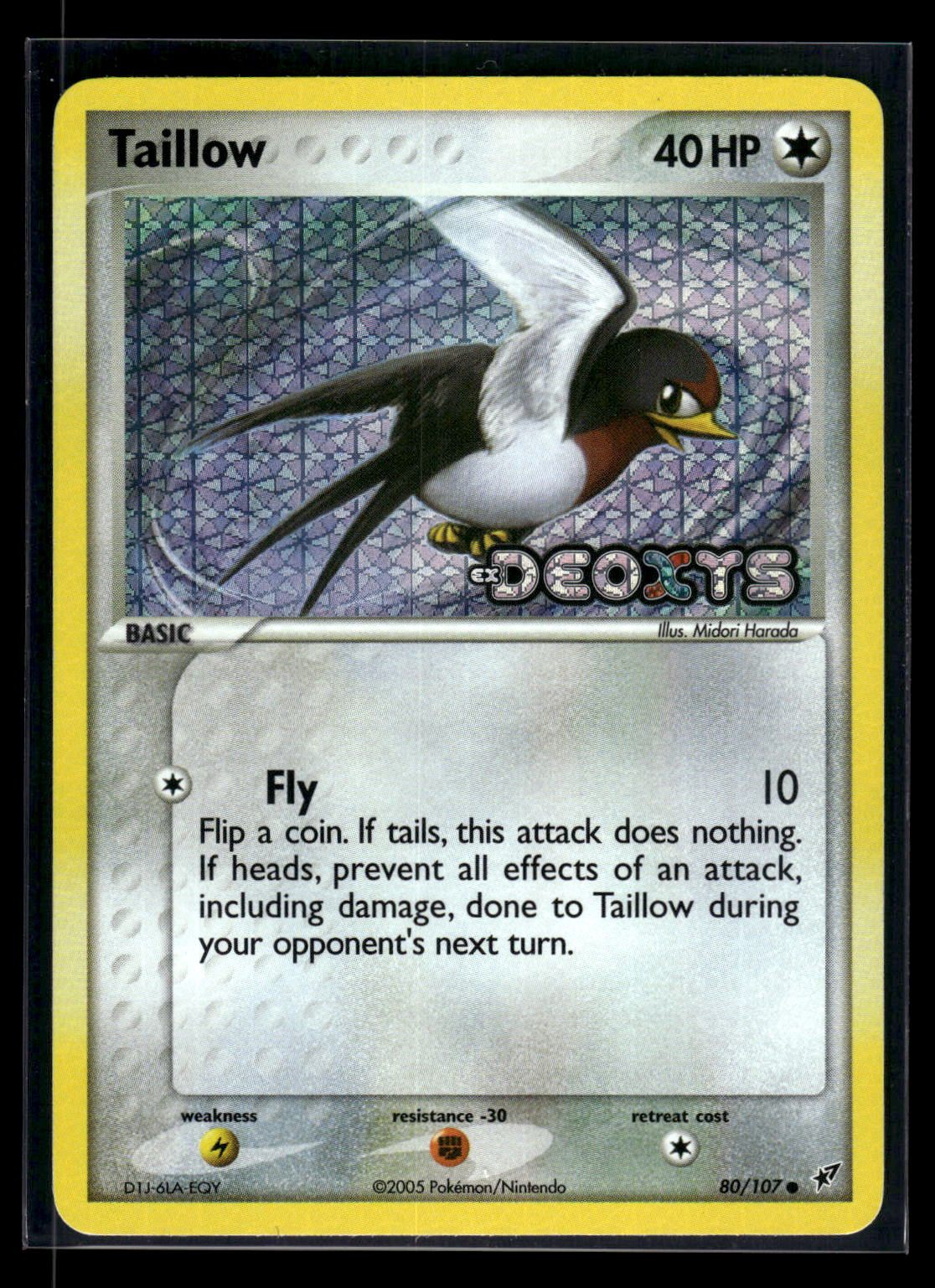 Taillow 80/107 - Deoxys  - Common