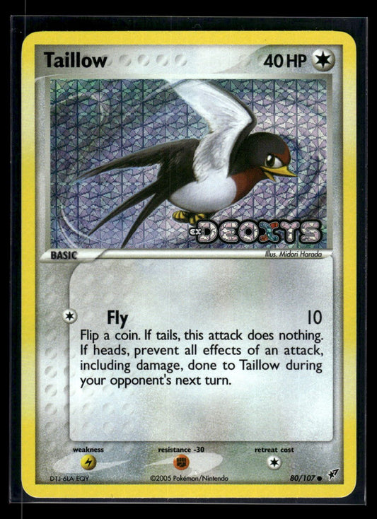 Taillow 80/107 - Deoxys  - Common