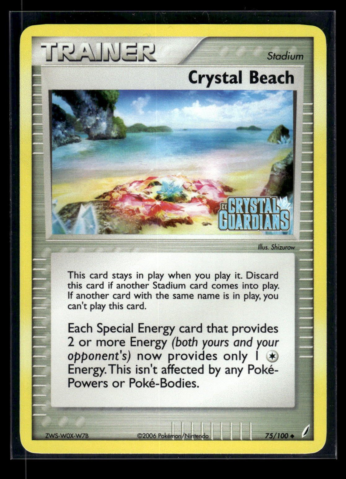 Crystal Beach 75/100 - Crystal Guardians  - Uncommon