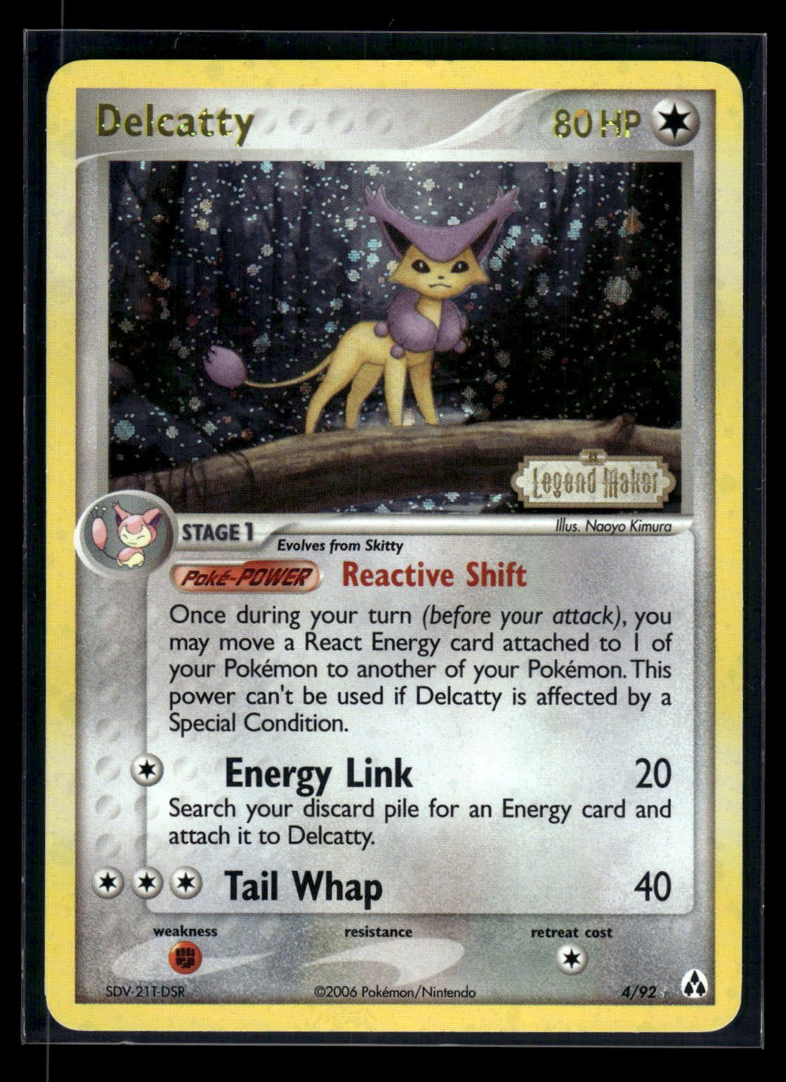 Delcatty 4/92 - Legend Maker  - Rare Holo