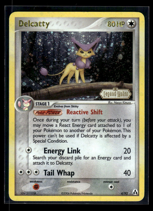 Delcatty 4/92 - Legend Maker  - Rare Holo