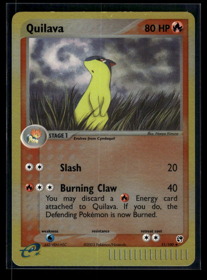 Quilava 51/100 - Sandstorm  - Uncommon