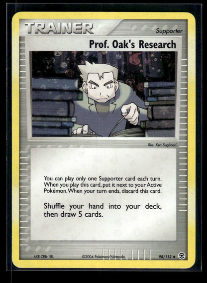 Prof. Oak's Research 98/112 - FireRed & LeafGreen  - Uncommon