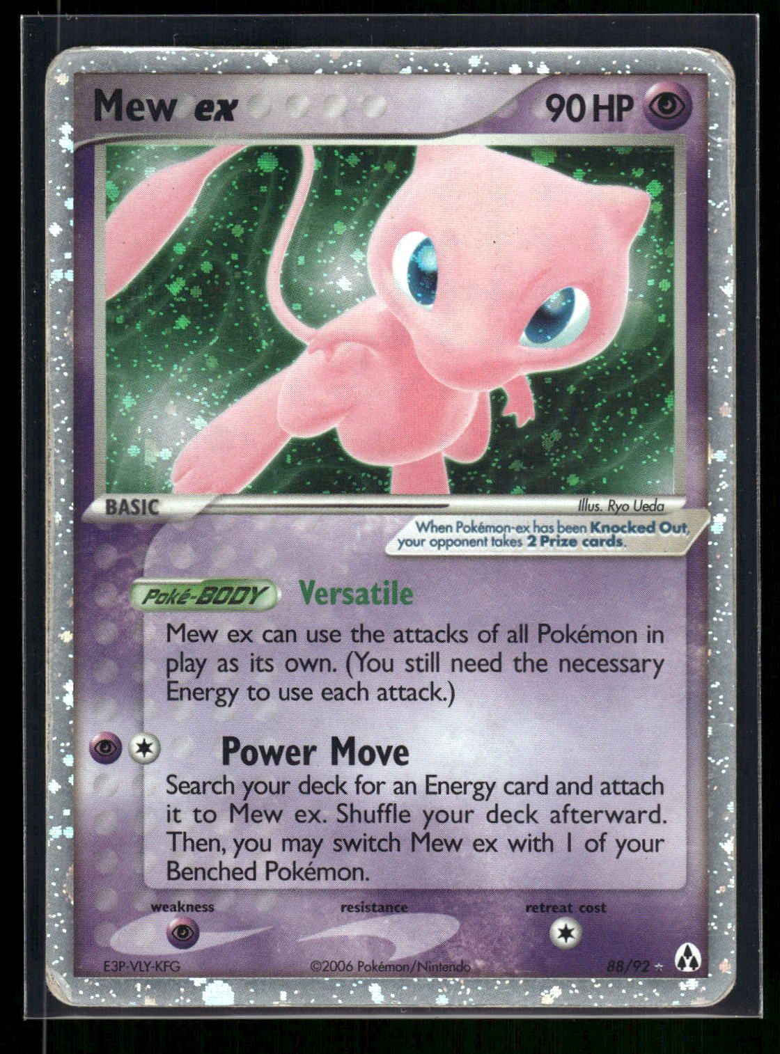 Mew ex 88/92 - Legend Maker  - Rare Holo EX