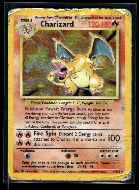 Charizard 4/102 - Base  - Rare Holo