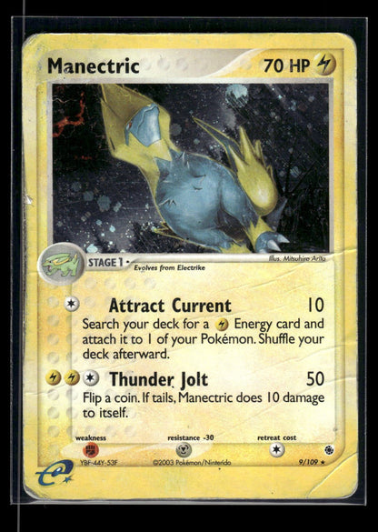 Manectric 9/109 - Ruby & Sapphire  - Rare Holo