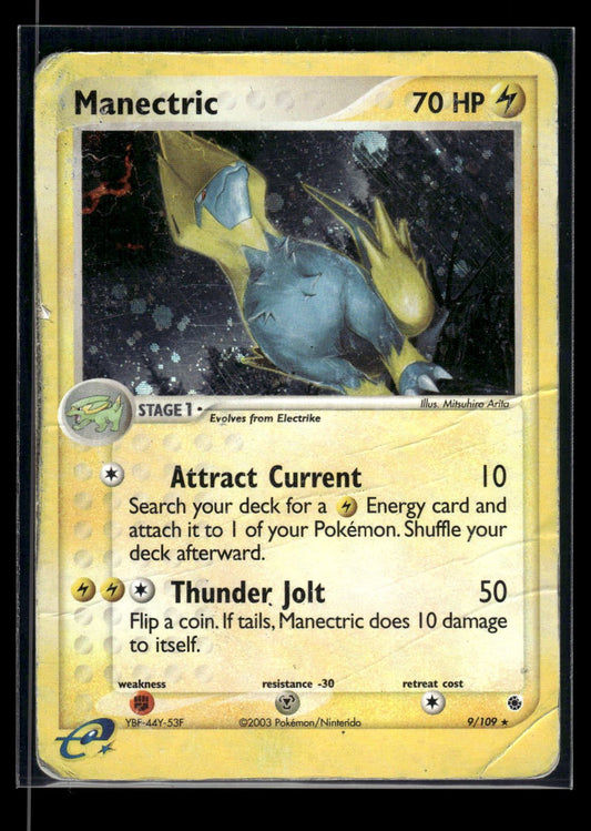 Manectric 9/109 - Ruby & Sapphire  - Rare Holo