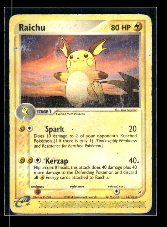 Raichu 13/95 - Team Magma vs Team Aqua  - Rare