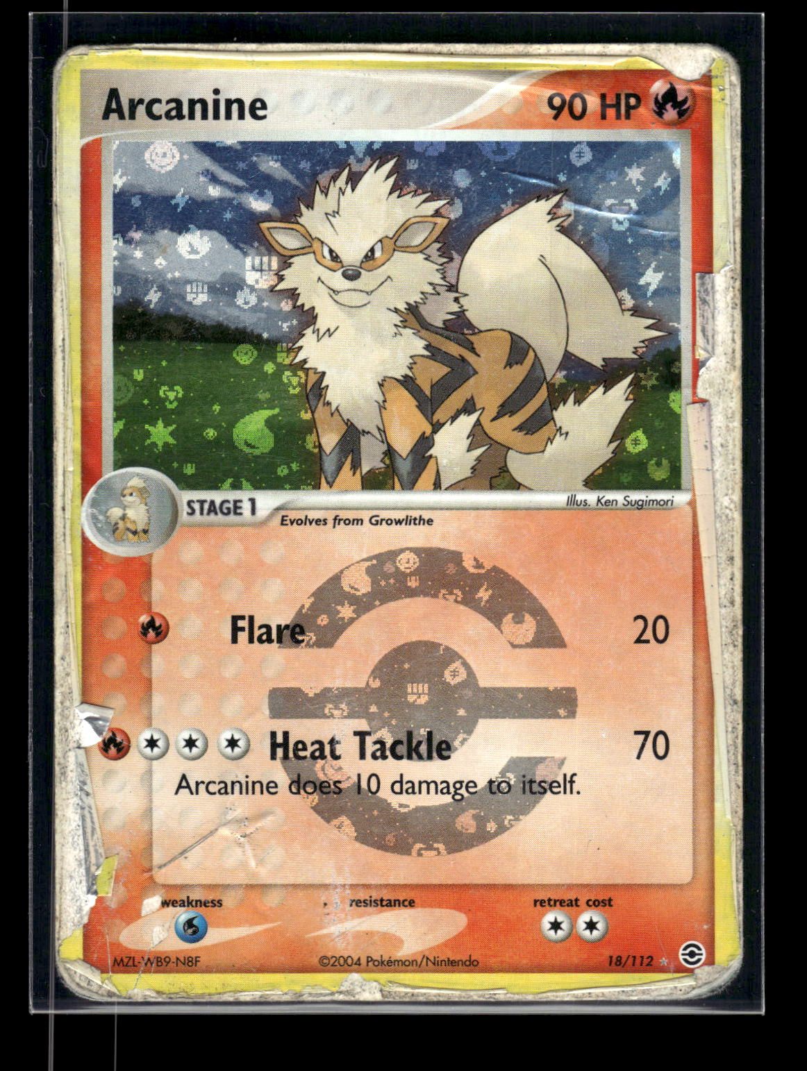 Arcanine 18/112 - FireRed & LeafGreen  - Rare
