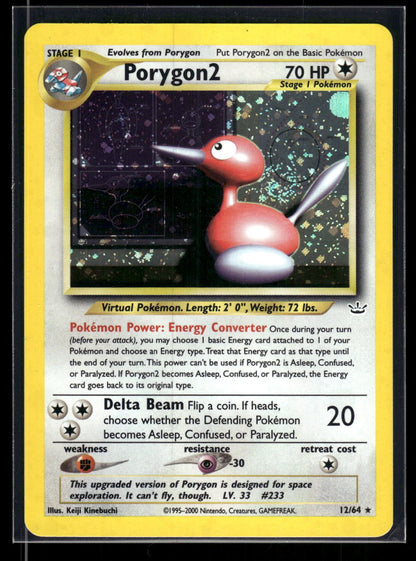 Porygon2 12/64 - Neo Revelation  - Rare Holo