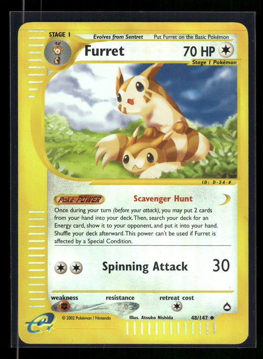 Furret 48/147 - Aquapolis  - Uncommon