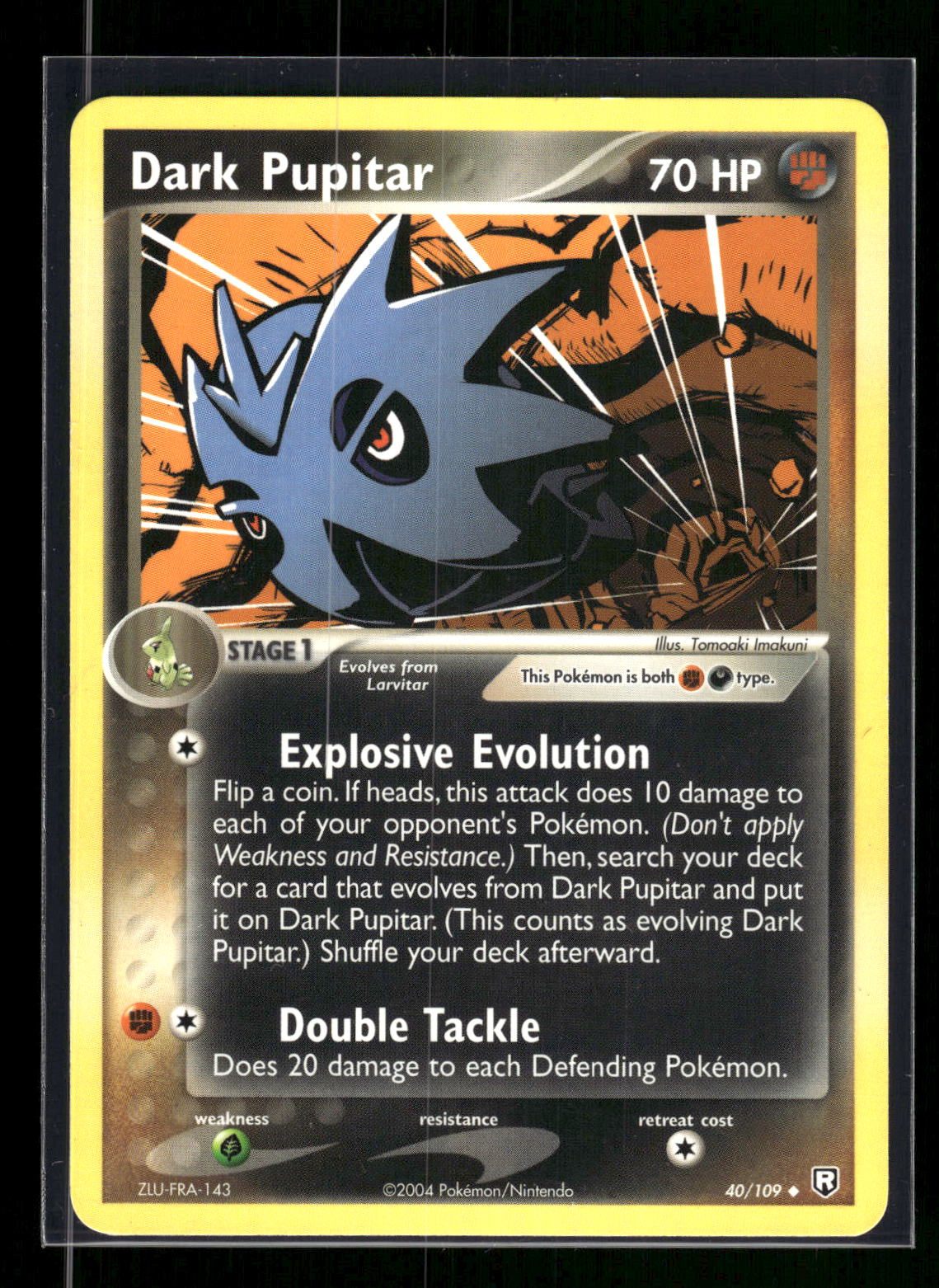 Dark Pupitar 40/109 - Team Rocket Returns  - Uncommon