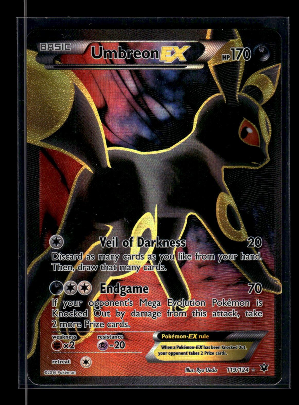 Umbreon-EX 119/124 - Fates Collide  - Rare Ultra
