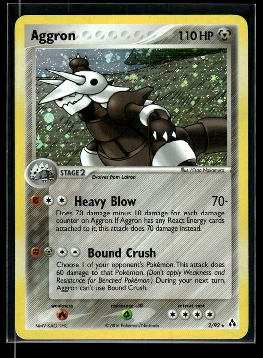 Aggron 2/92 - Legend Maker  - Rare Holo