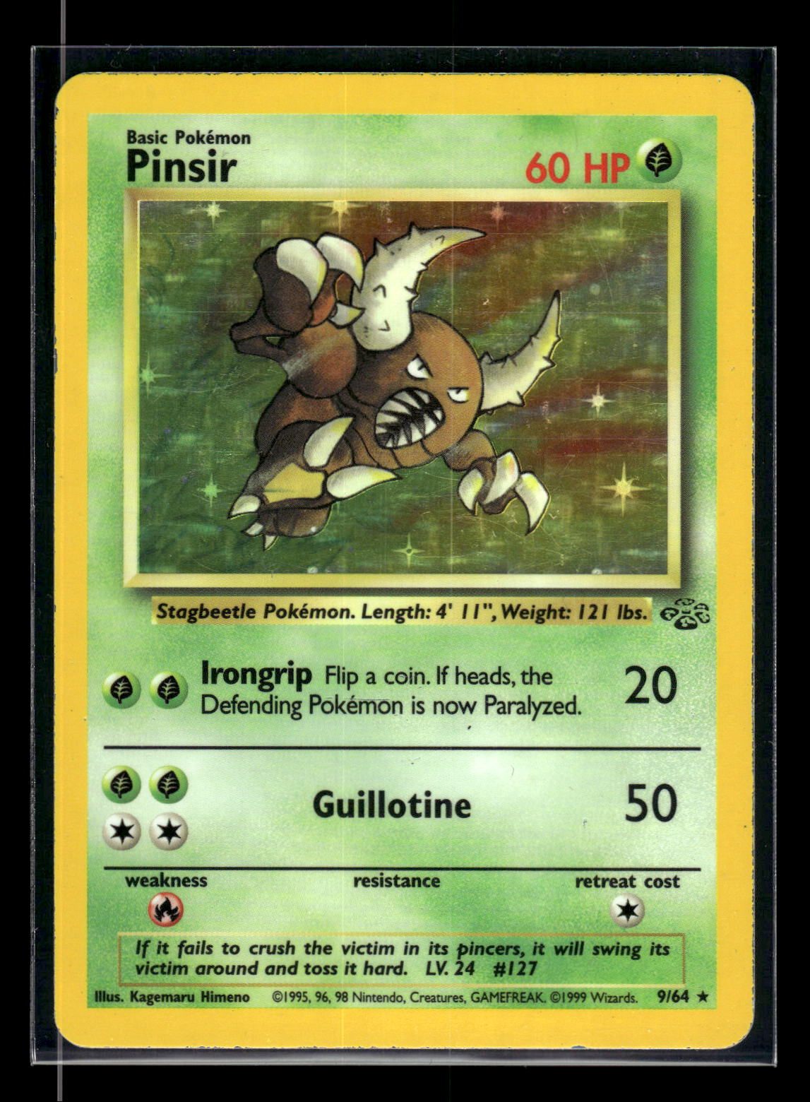 Pinsir 9/64 - Jungle  - Rare Holo