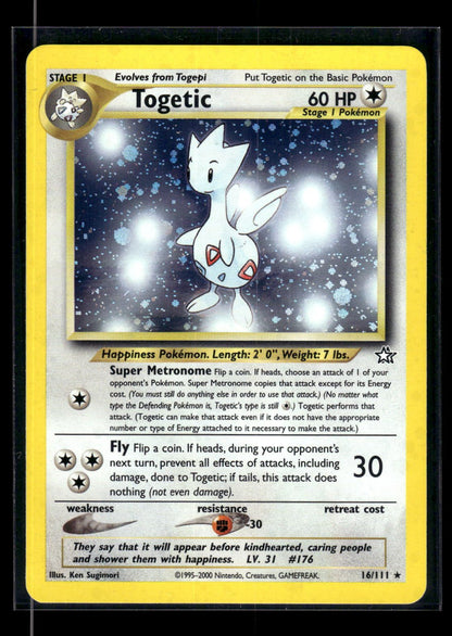 Togetic 16/111 - Neo Genesis  - Rare Holo