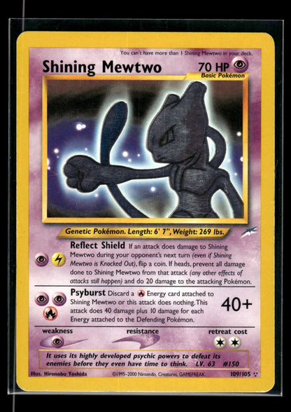 Shining Mewtwo 109/105 - Neo Destiny  - Rare Shining