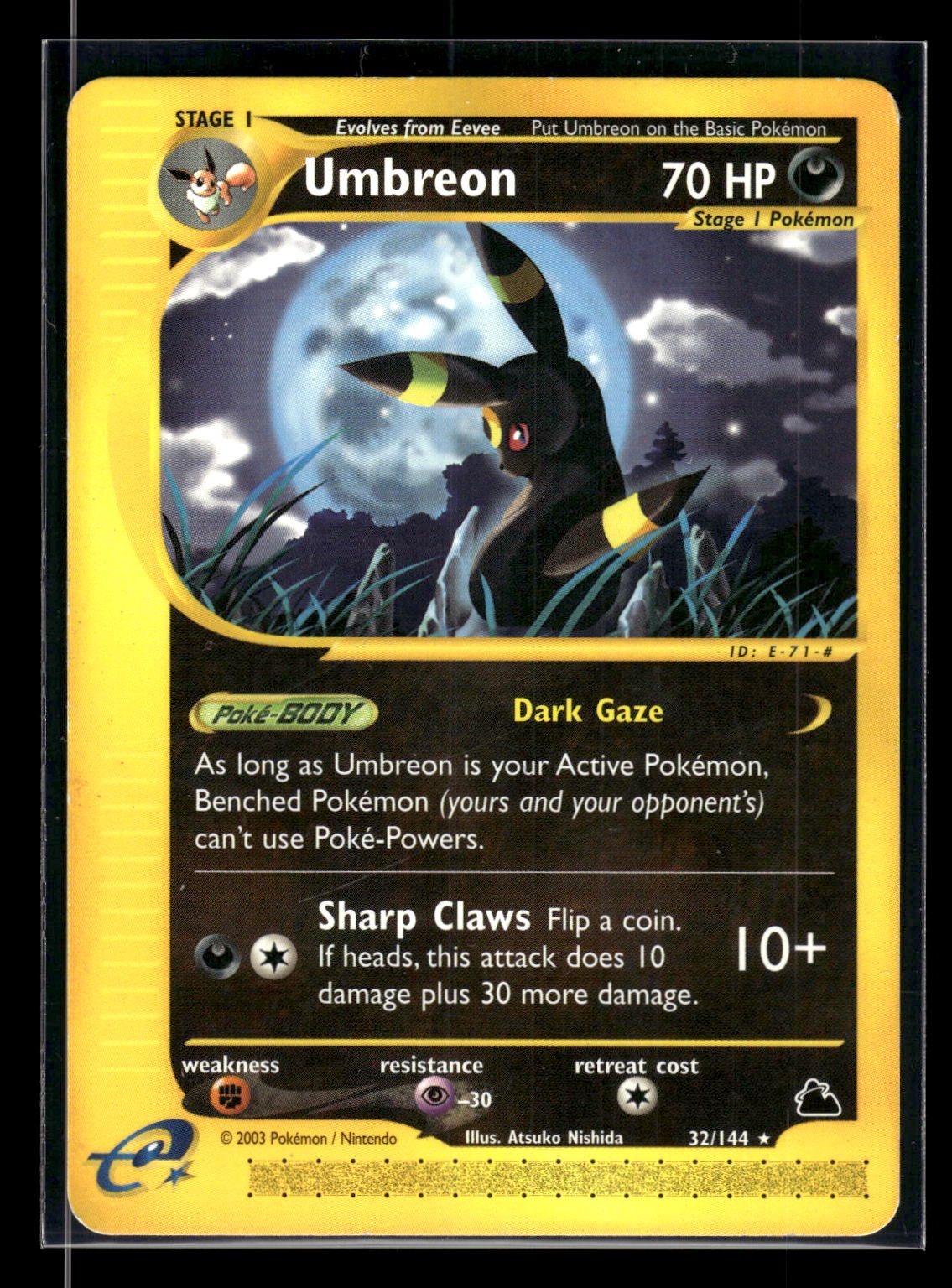Umbreon 32/144 - Skyridge  - Rare