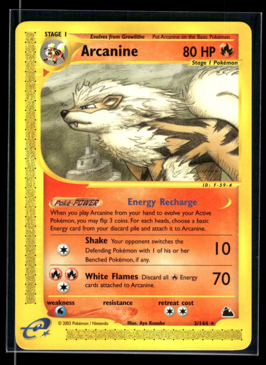 Arcanine 3/144 - Skyridge  - Rare