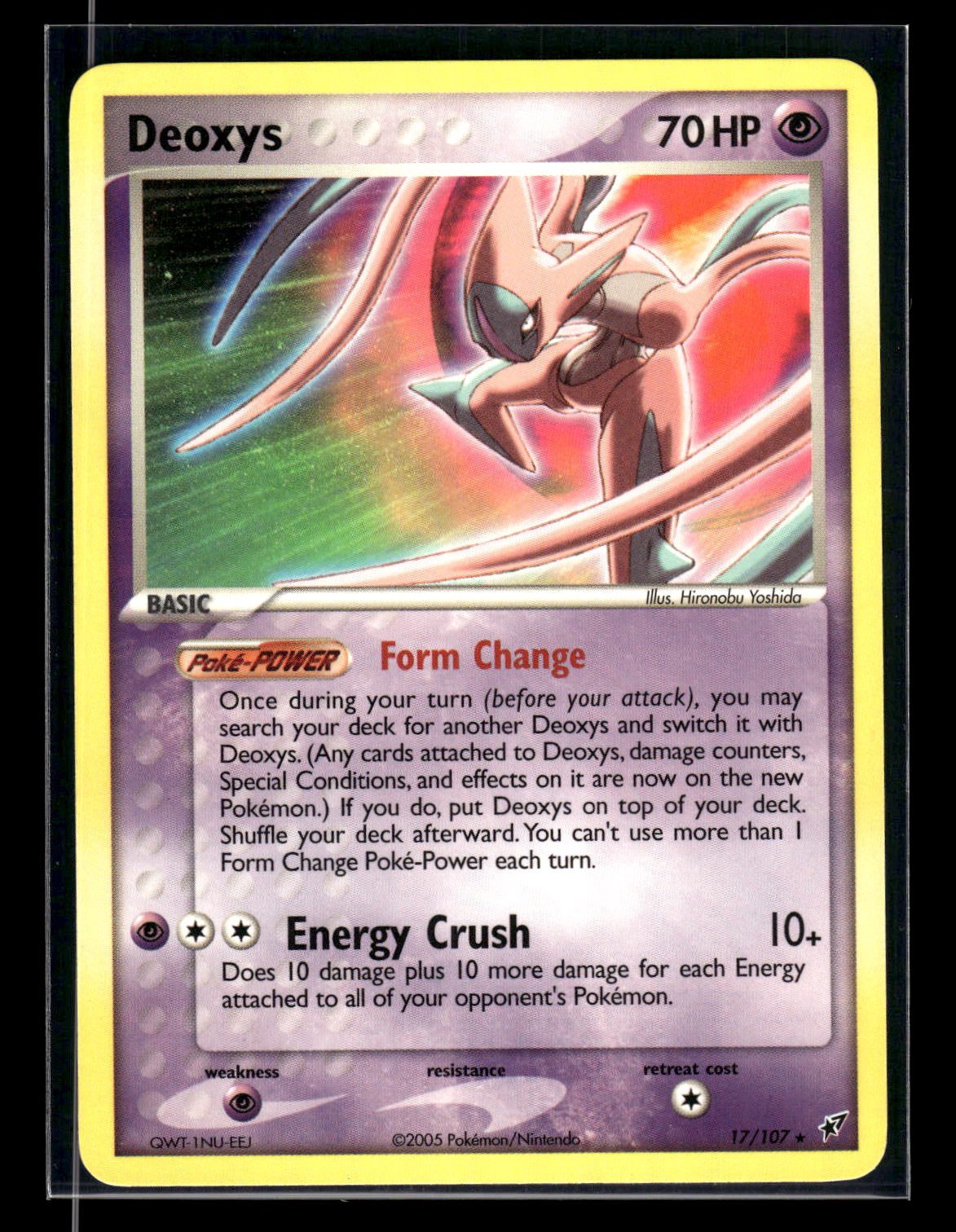 Deoxys 17/107 - Deoxys  - Rare