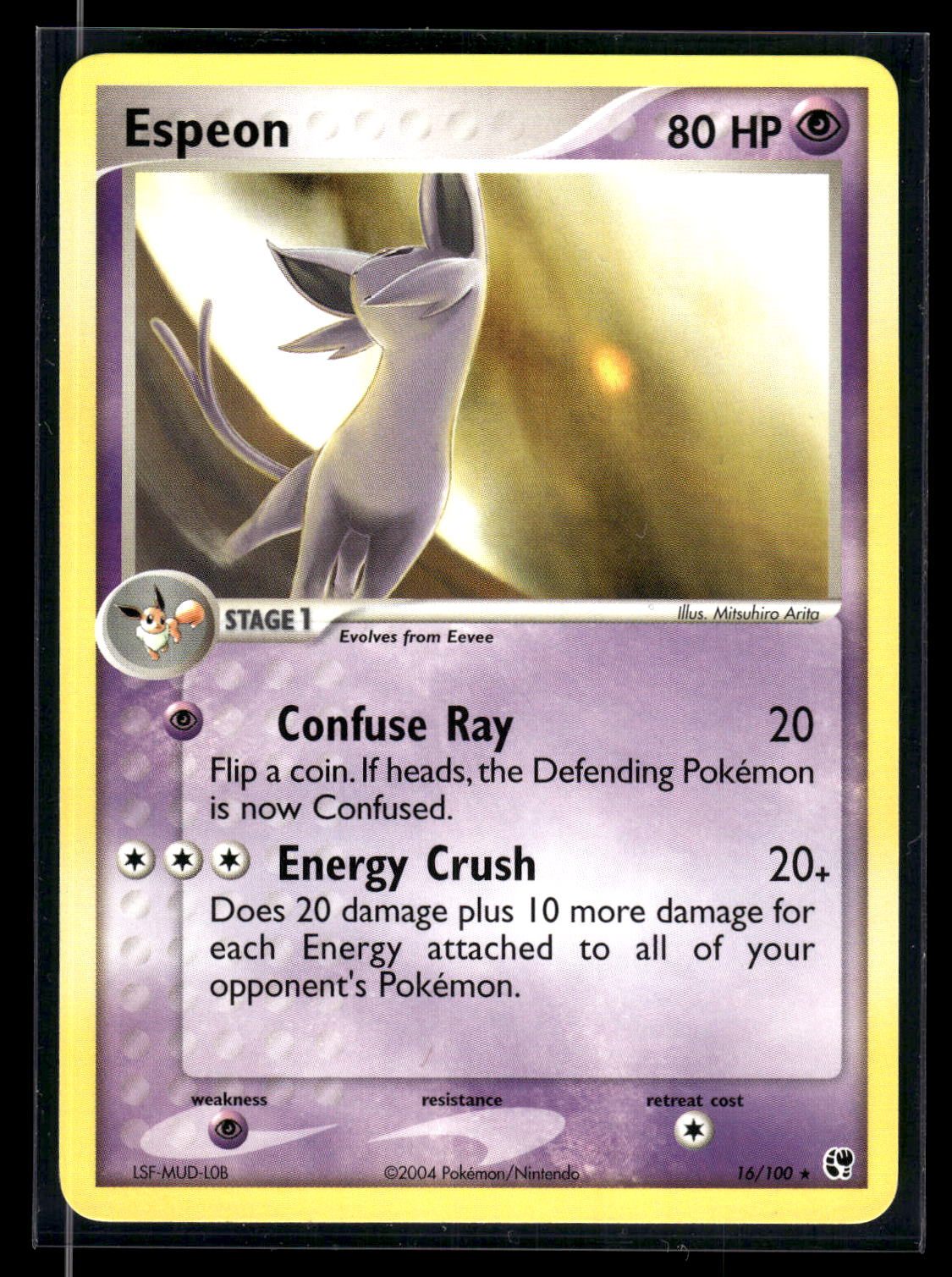 Espeon 16/100 - Sandstorm  - Rare