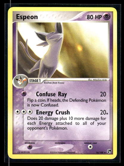 Espeon 16/100 - Sandstorm  - Rare