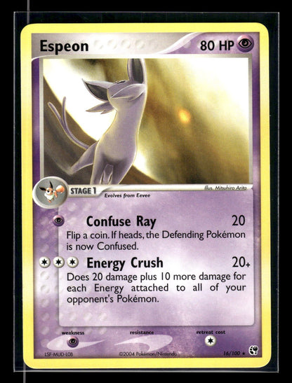 Espeon 16/100 - Sandstorm  - Rare