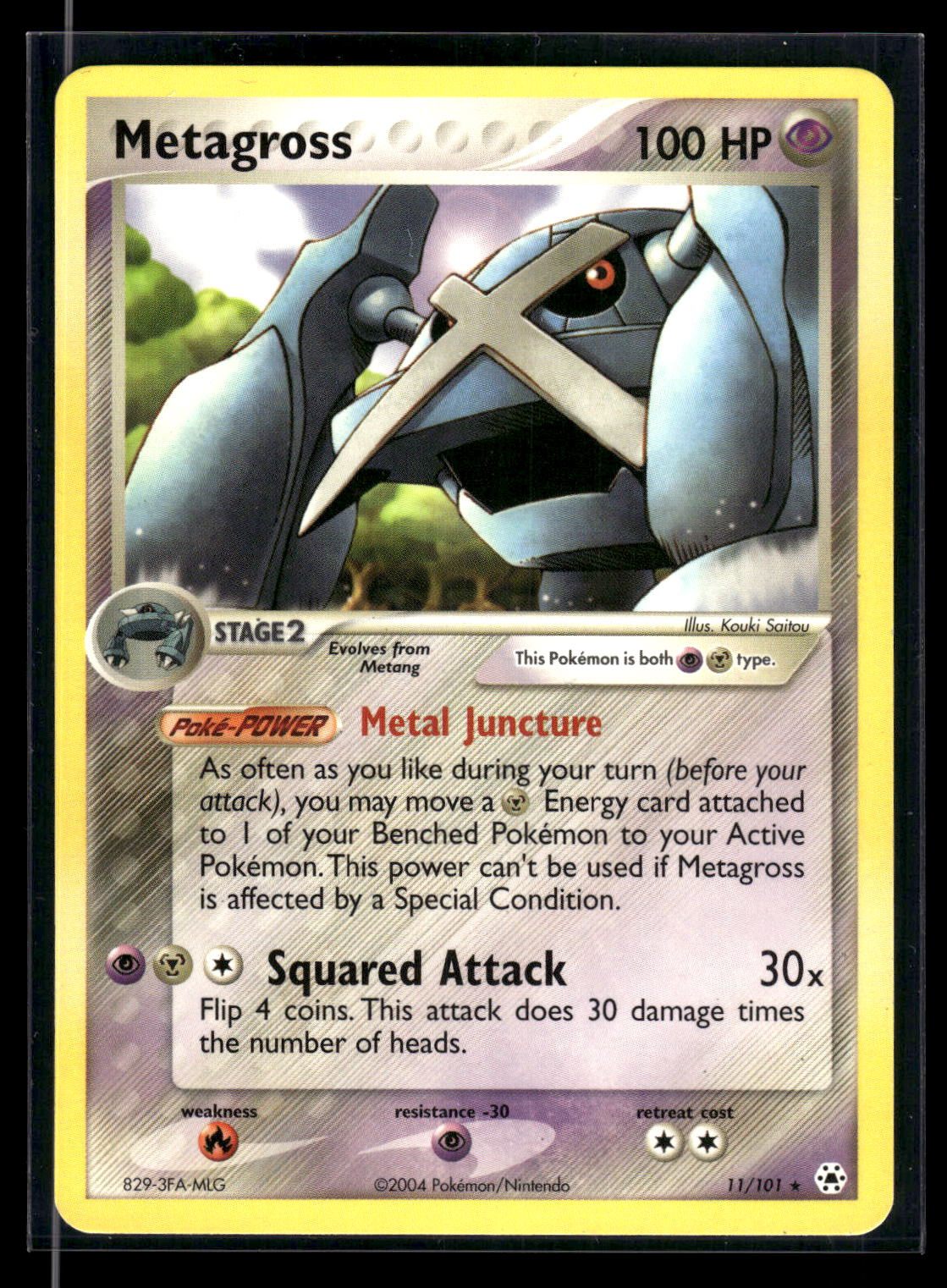 Metagross 11/101 - Hidden Legends  - Rare Holo