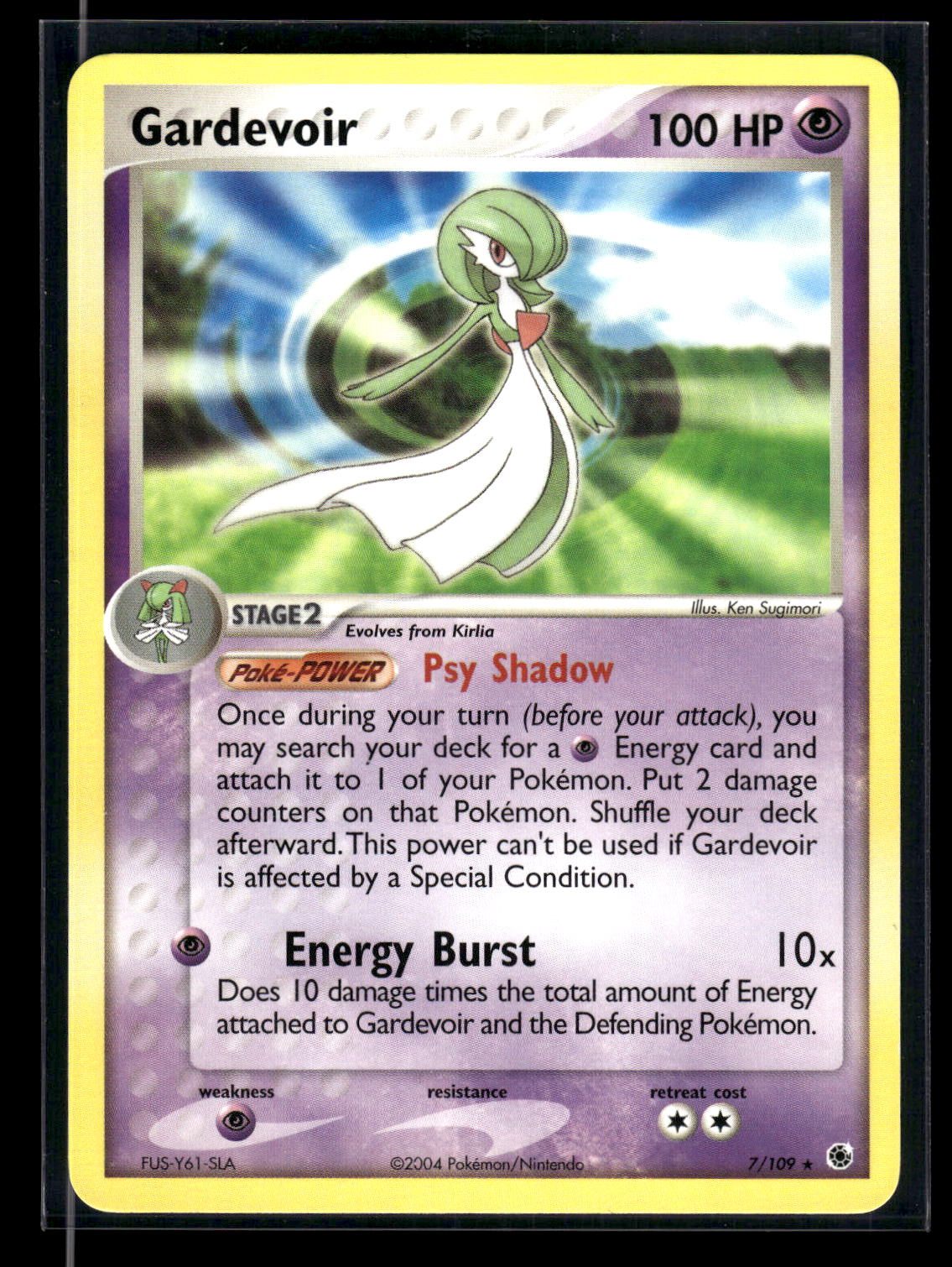 Gardevoir 7/109 - Ruby & Sapphire  - Rare Holo
