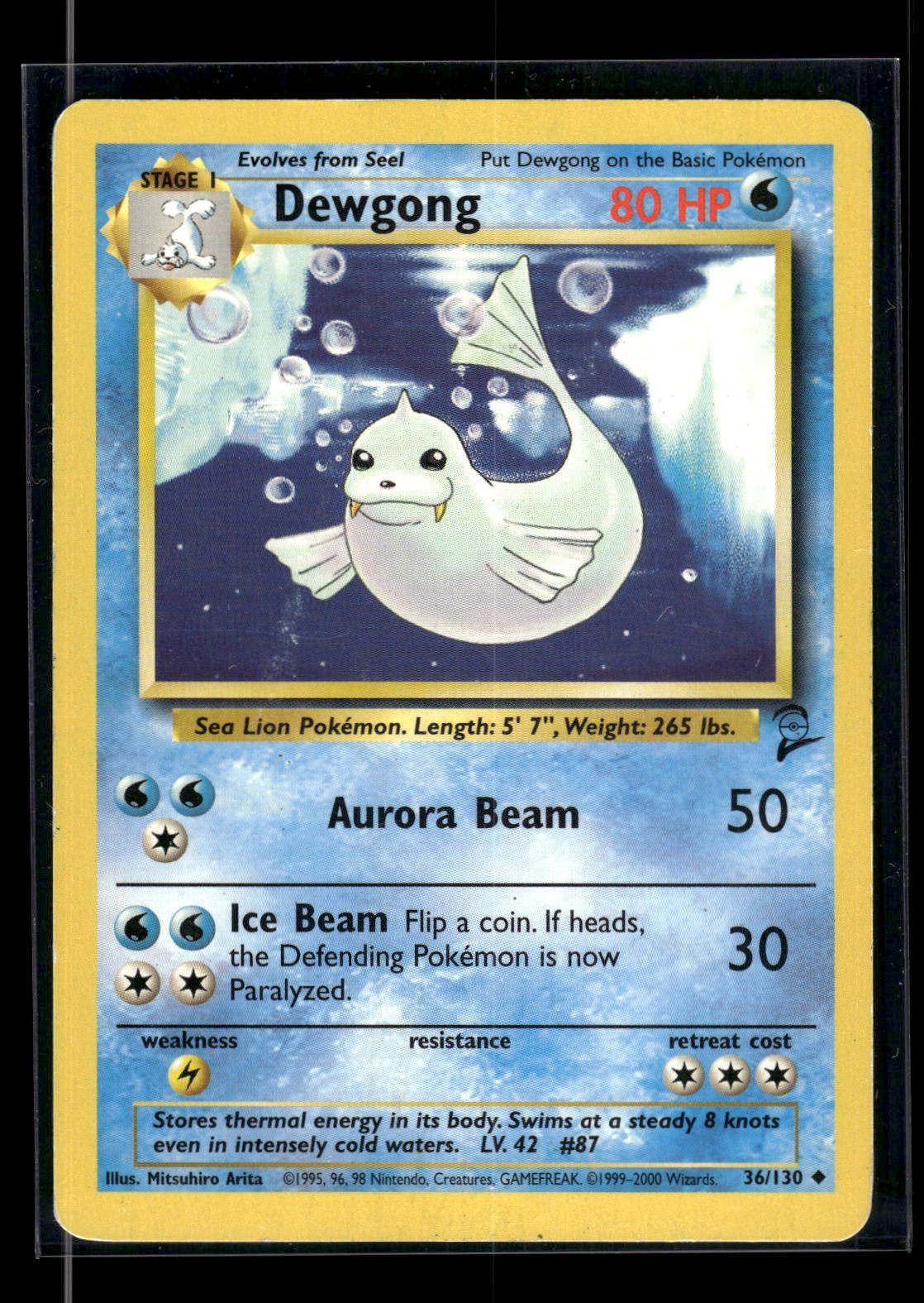 Dewgong 36/130 - Base Set 2  - Uncommon