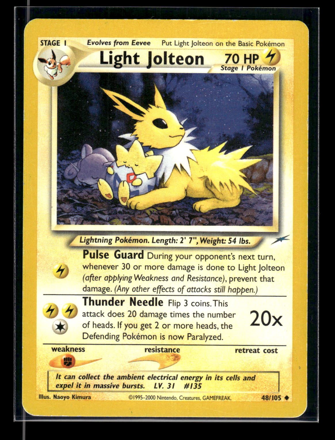 Light Jolteon 48/105 - Neo Destiny  - Uncommon