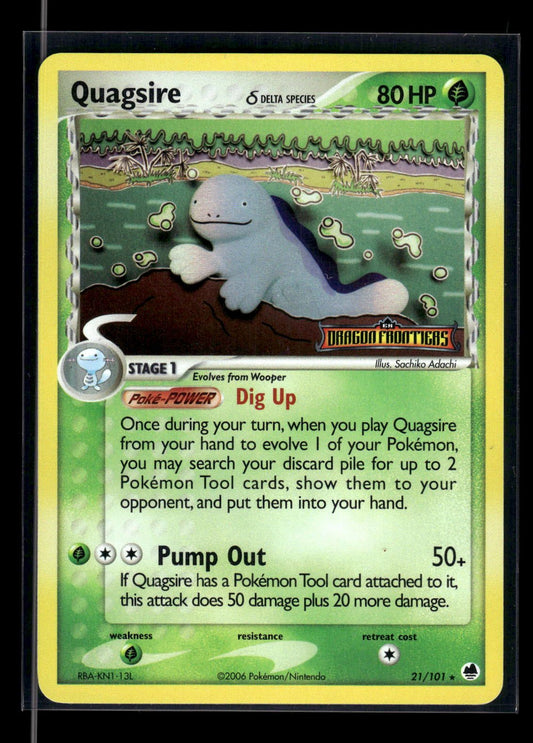 Quagsire δ 21/101 - Dragon Frontiers  - Rare