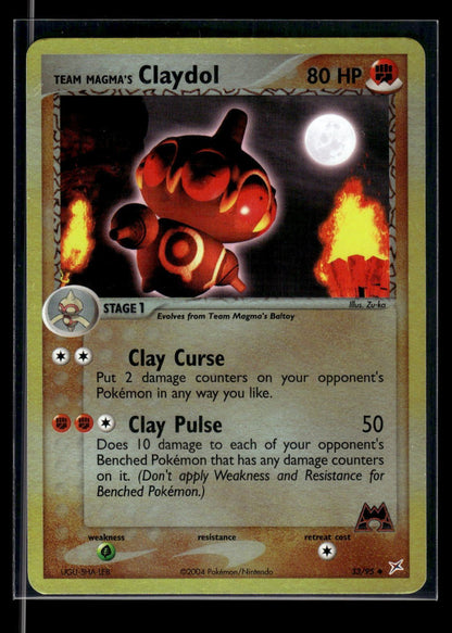Team Magma's Claydol 33/95 - Team Magma vs Team Aqua  - Uncommon