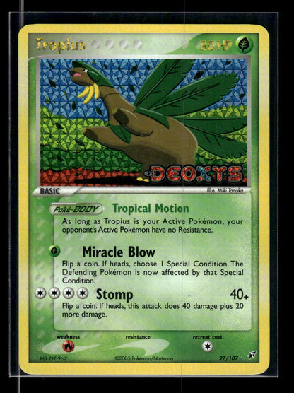 Tropius 27/107 - Deoxys  - Rare