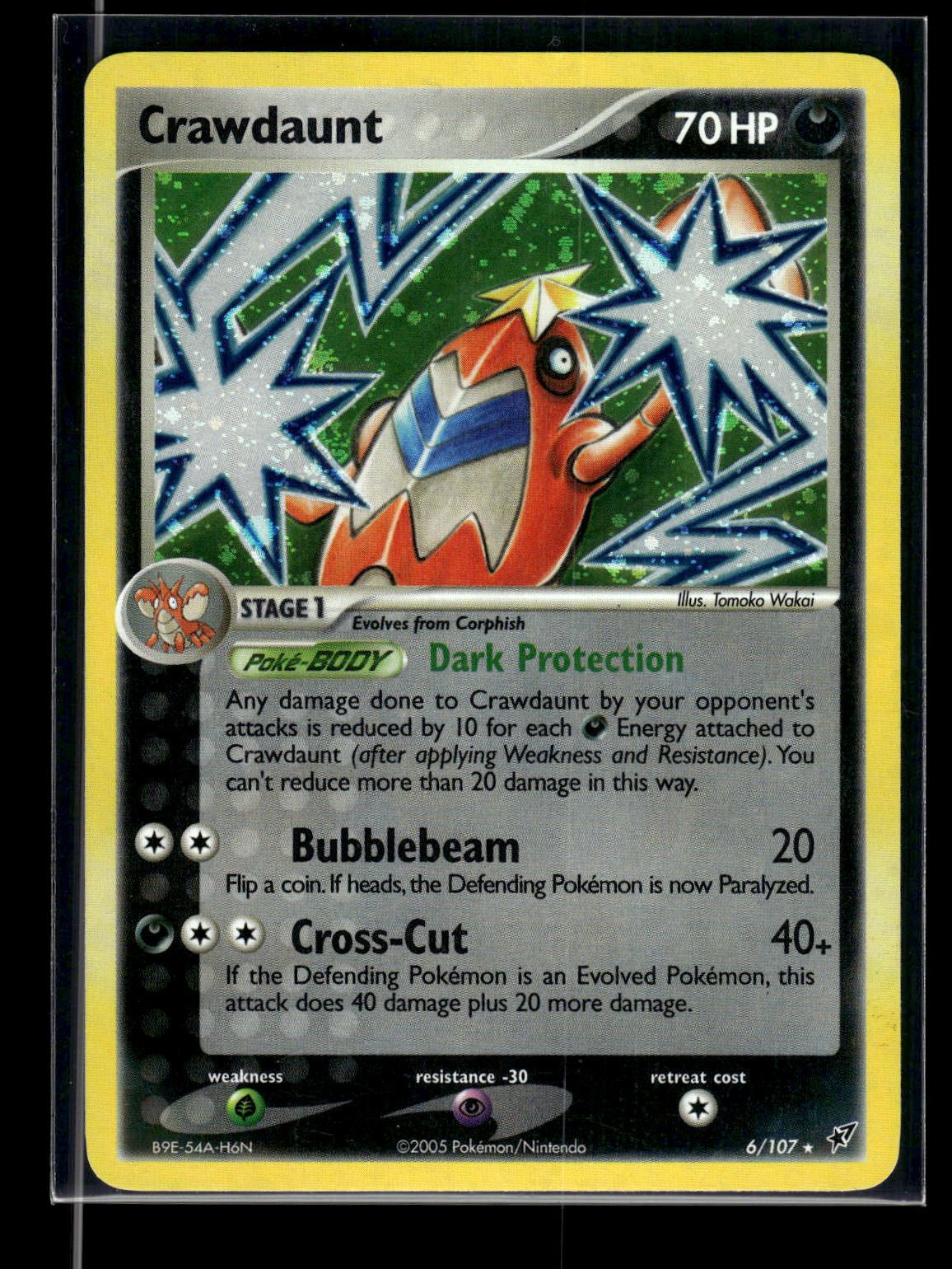 Crawdaunt 6/107 - Deoxys  - Rare Holo