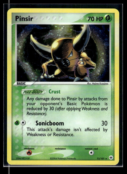 Pinsir 13/101 - Hidden Legends  - Rare Holo