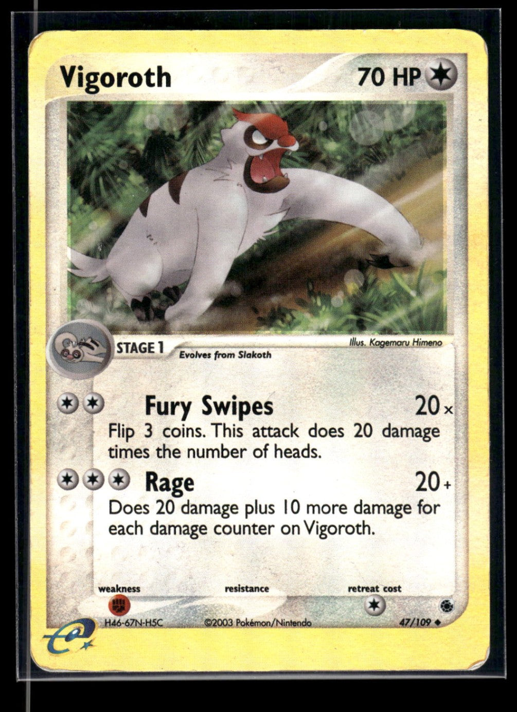Vigoroth 47/109 - Ruby & Sapphire  - Uncommon