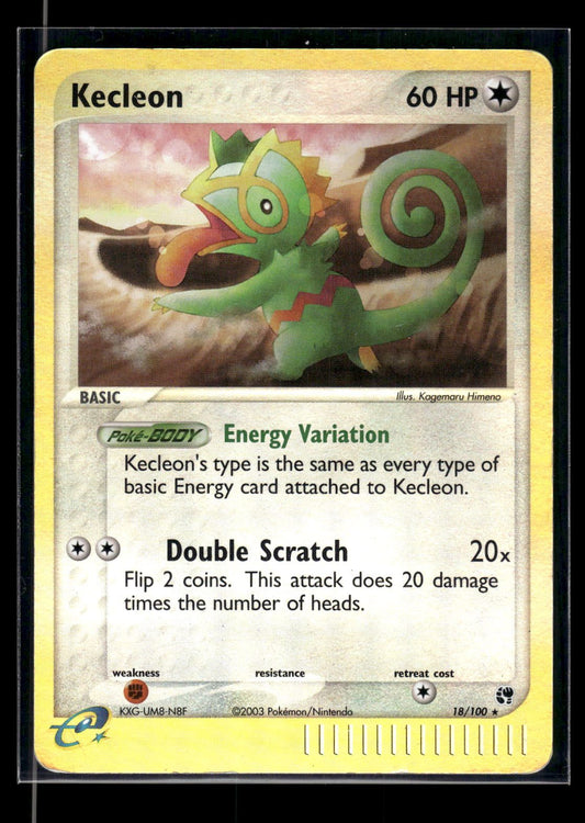 Kecleon 18/100 - Sandstorm  - Rare