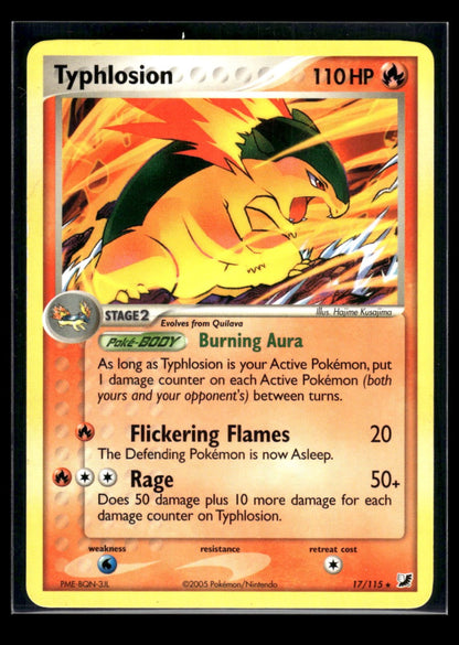 Typhlosion 17/115 - Unseen Forces  - Rare Holo