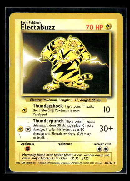 Electabuzz 20/102 - Base  - Rare