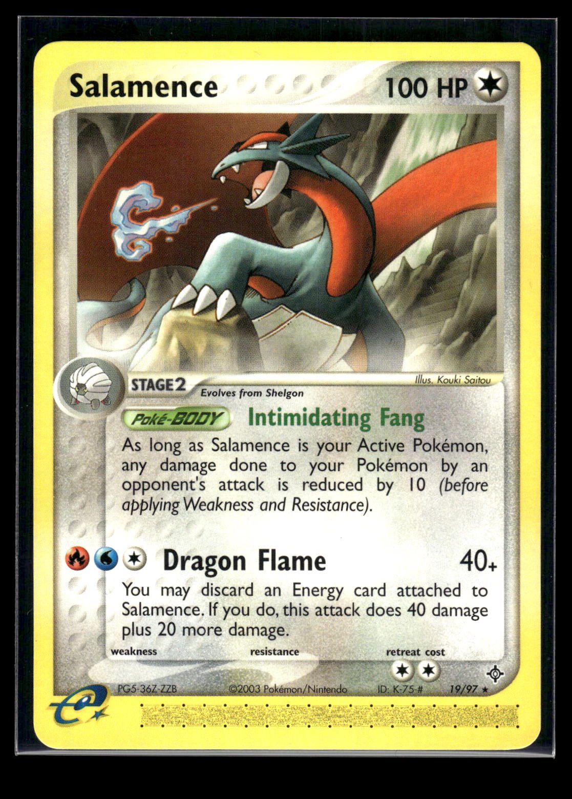 Salamence 19/97 - Dragon  - Rare
