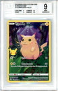 BGS 9 Pikachu - Celebrations #5 - Rare Holo