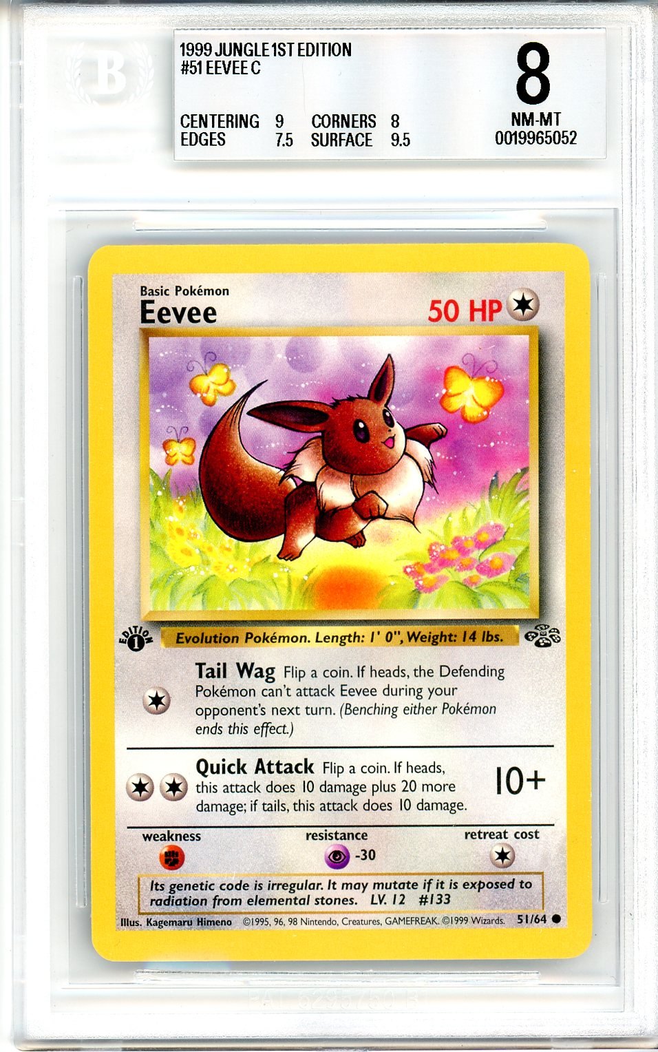 BGS 8 Eevee - Jungle #51/64 - Common
